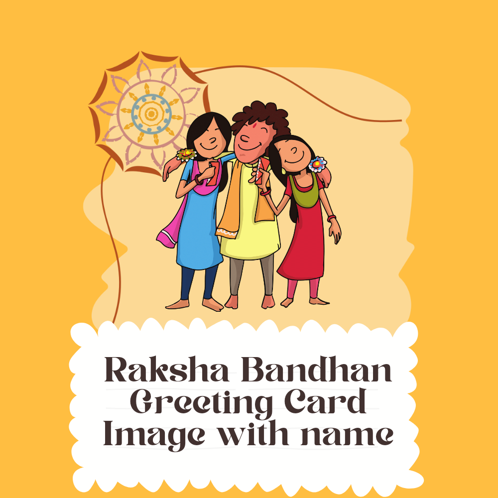 Happy RakshaBandhan Wish Card Card